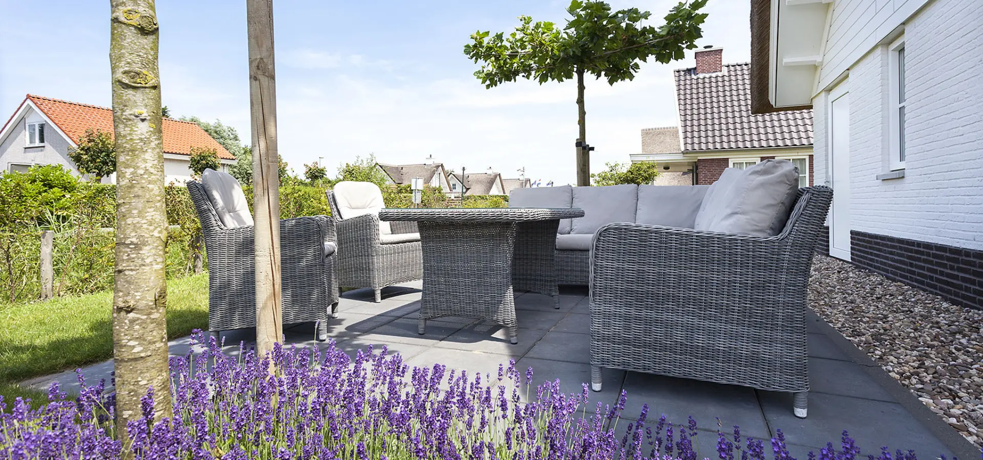 Achterterras van Tapuit Comfort