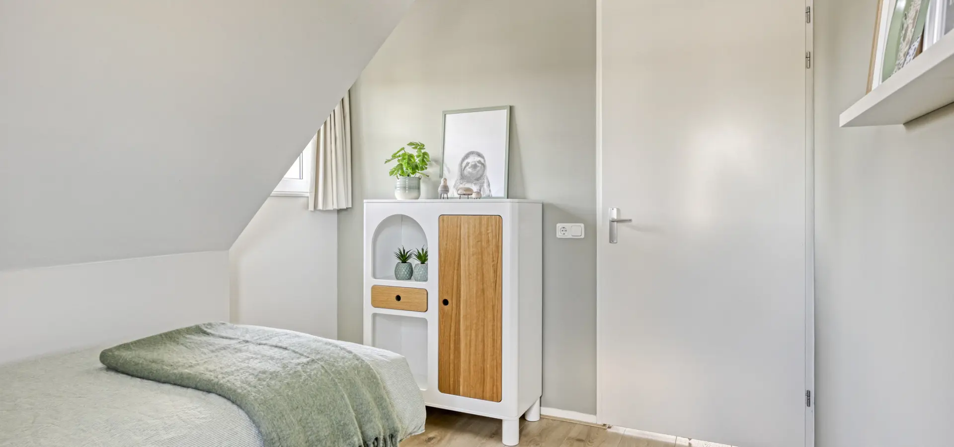 1p slaapkamer groen 1