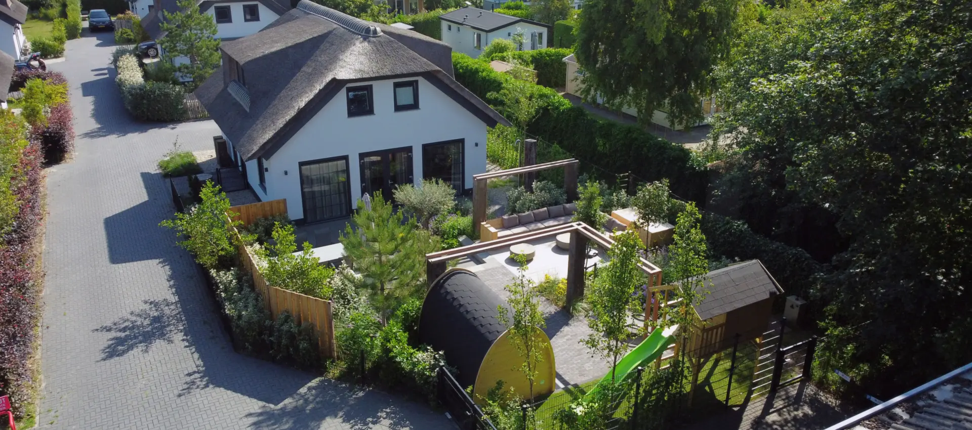 Kwikstaart met nieuwe tuin