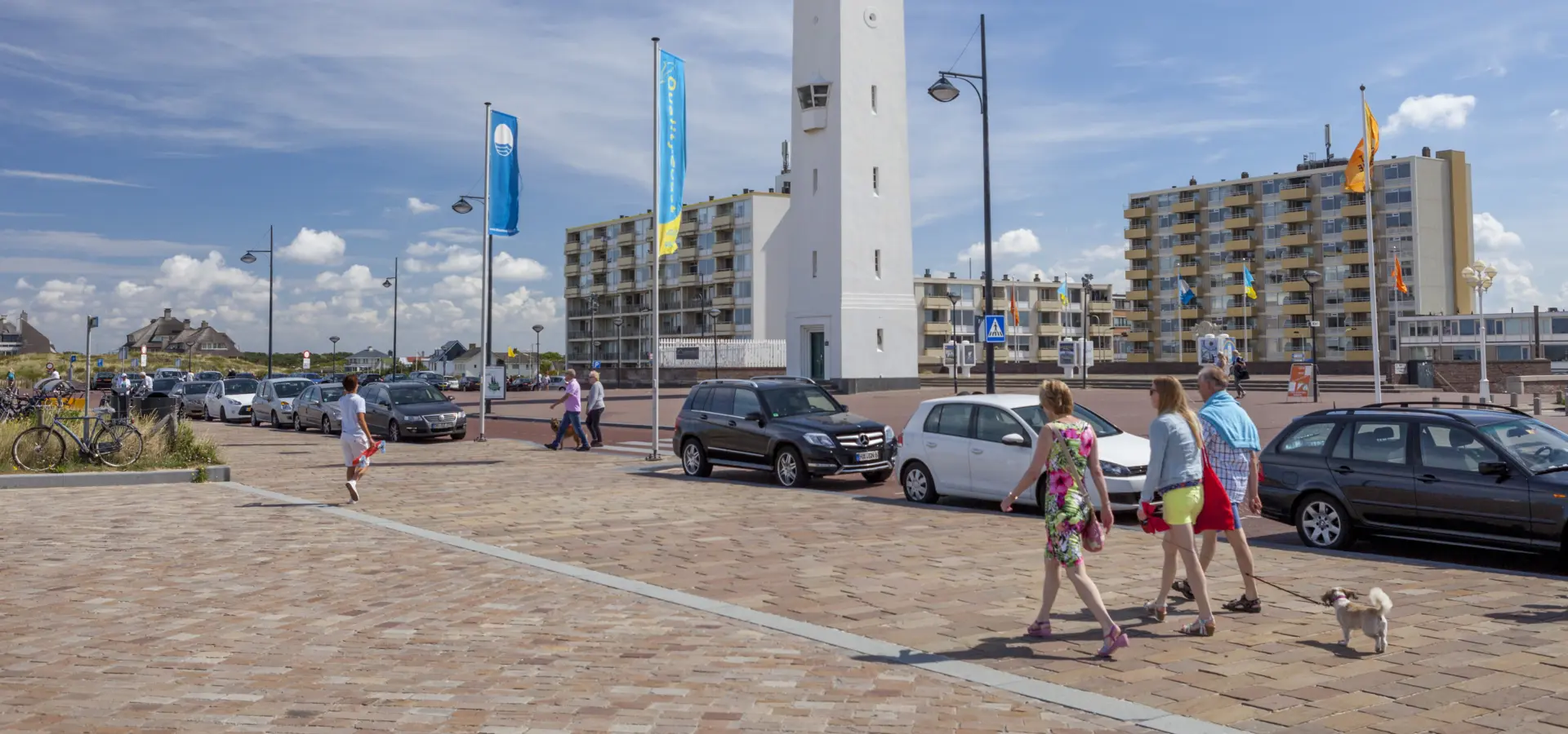 boulevard Noordwijk met vuurtoren